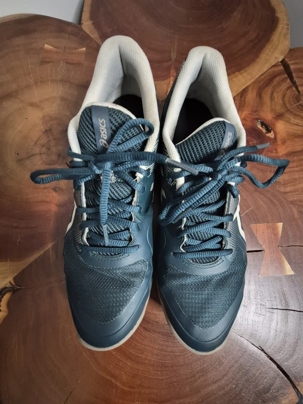 ASICS Game FF Pickleball Shoes Saxon Green Birch Colorway - 10 US